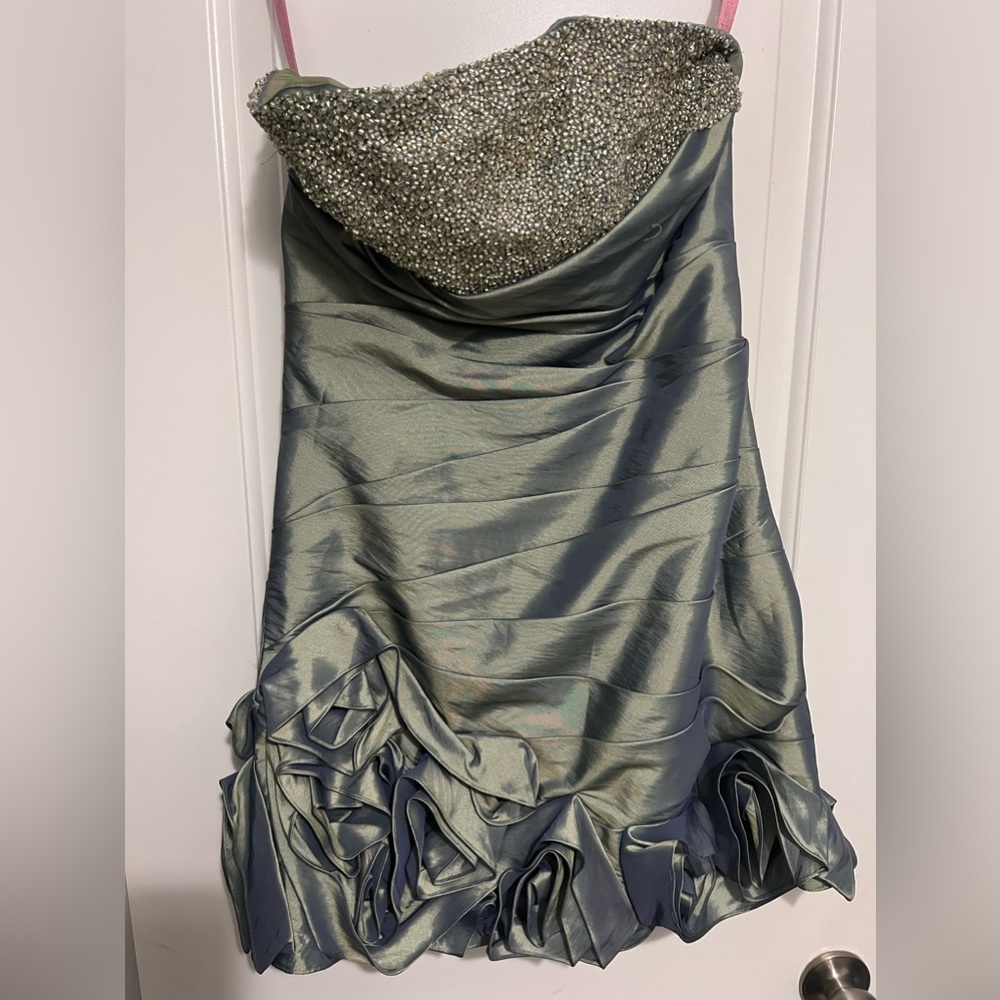 Blush prom dress